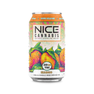 Nice Cannabis D9 Seltzer Mango