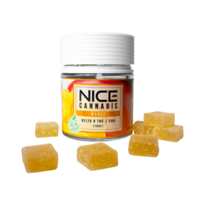 Nice Cannabis Delta 9 THC CBD Mango Gummies