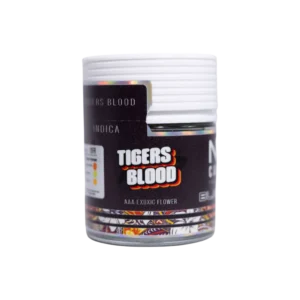 Nice Cannabis THCA Packaged Flower BLK Tigers Blood 3.5G