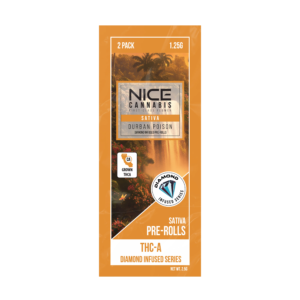 Nice Cannabis THCA 2-Pack Pre-Roll Durban Poison